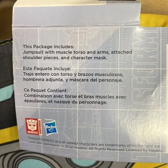 Halloween costume Transformer bumblebee dress up - Picture 10 of 11